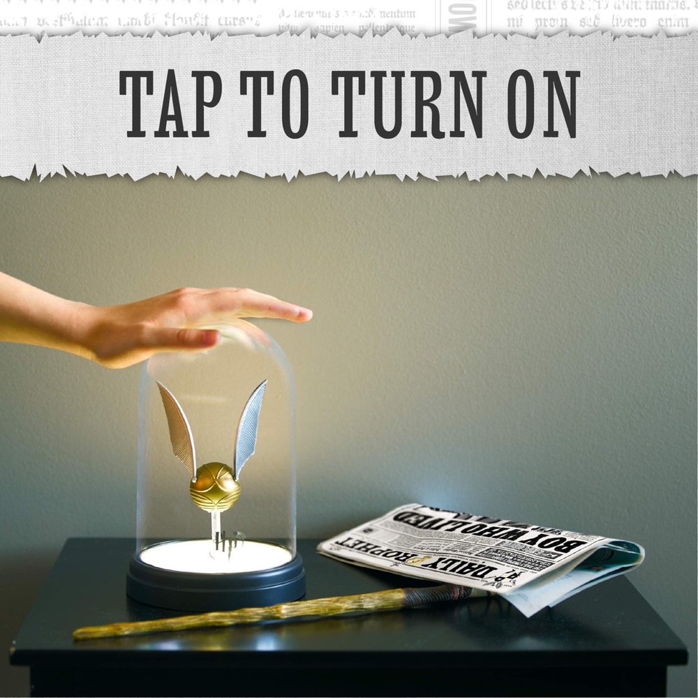 Harry Potter Golden Snitch Jar Bell Light / Lamp